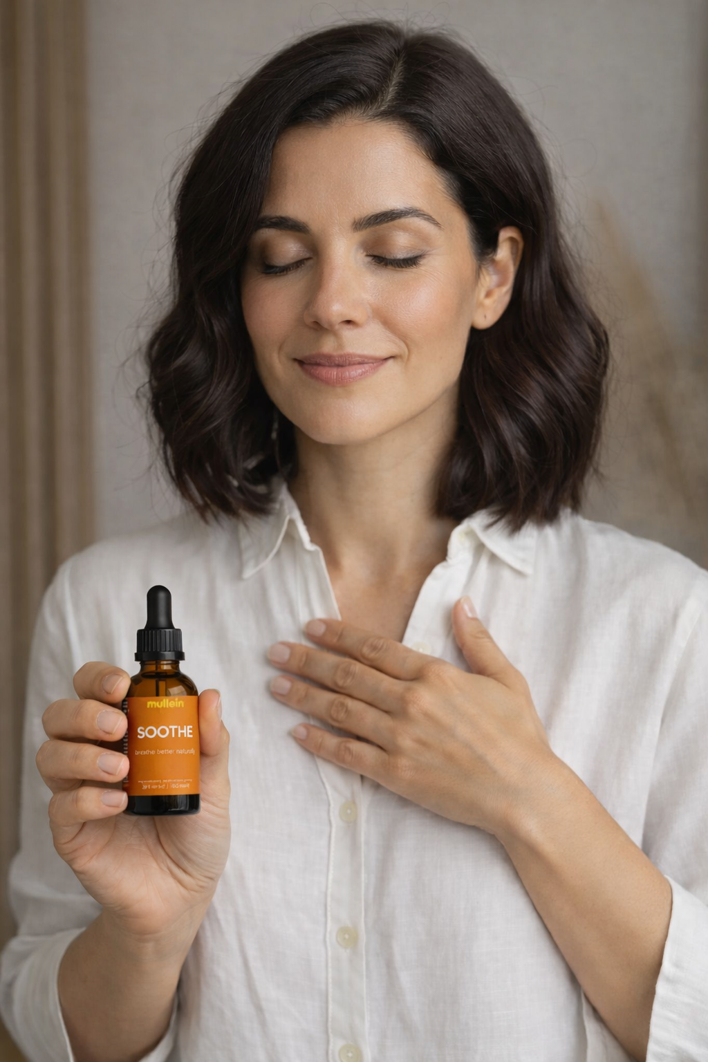 Man experiencing sensory relief